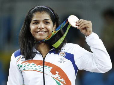 Sakshi Malik Wons The First Bronze Medal In Wrestling.