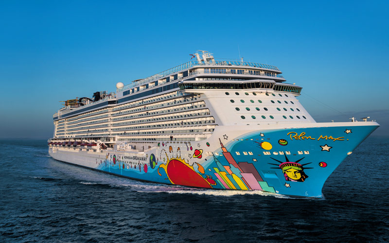 norwegian cruise line's largest ship