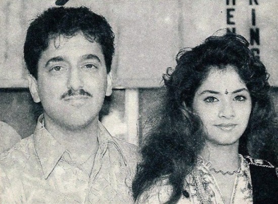 Divya Bharti and Sajid Nadiadwala